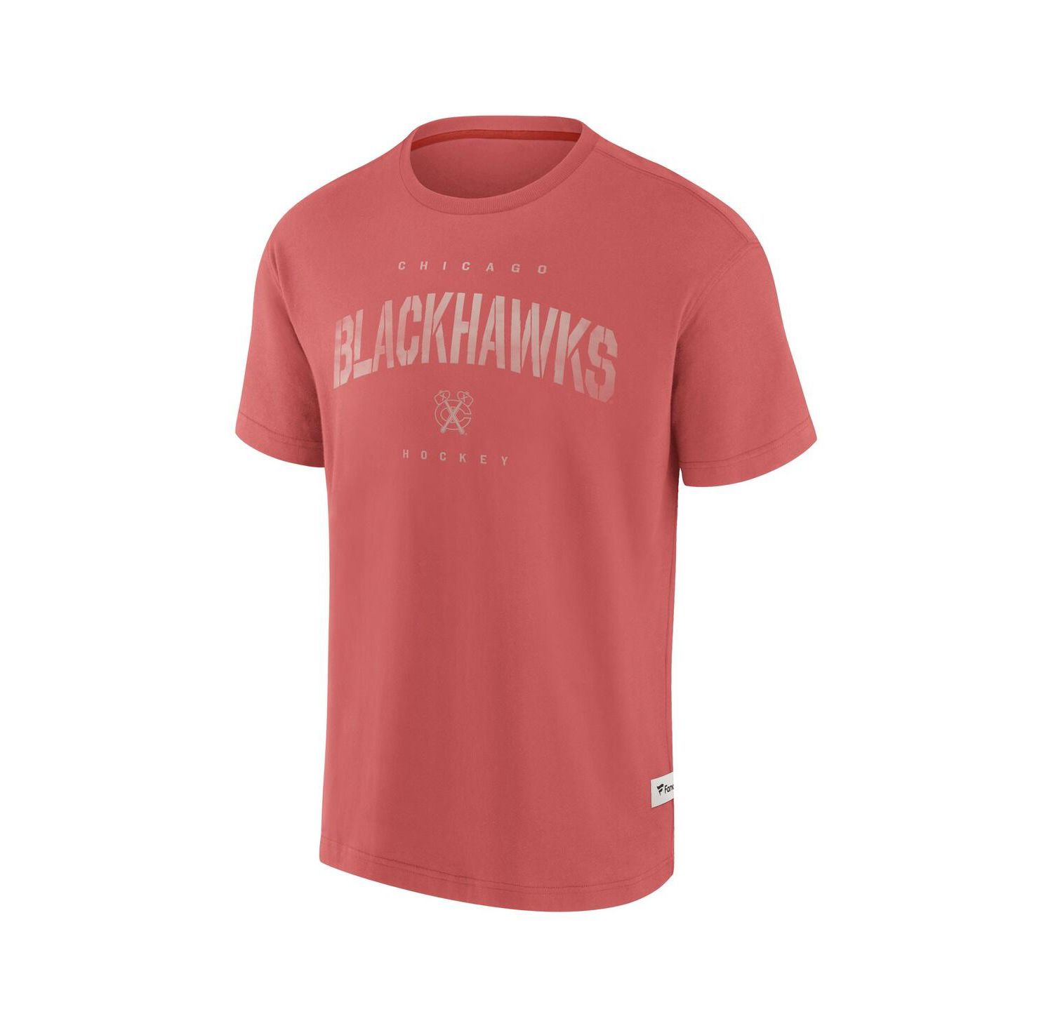 Men's Red Chicago Blackhawks Elements Weathered Tonal Future Ground T-Shirt