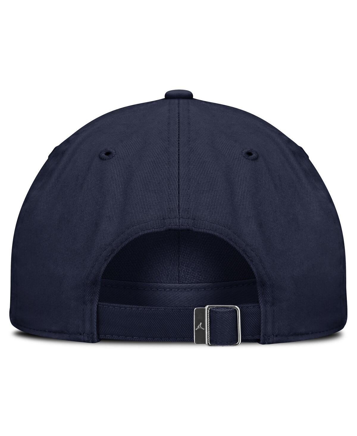 Jordan Men's Navy North Carolina Tar Heels 2025 On-field Club Adjustable Hat In Blue