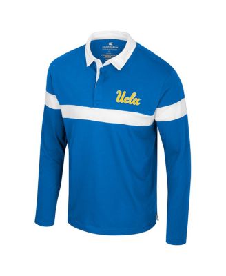 Men's Blue UCLA Bruins Too Cool For School Long Sleeve Polo Shirt