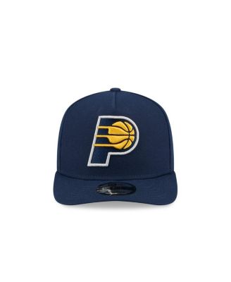 Men's Navy Indiana Pacers Core Logo A-Frame 9FIFTY Snapback Hat