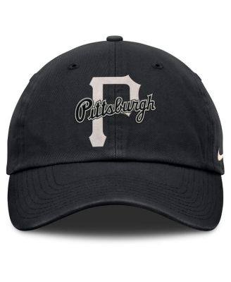Men's Black Pittsburgh Pirates Statement Club Adjustable Hat