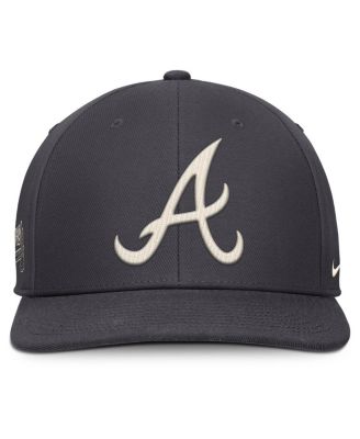 Men's Anthracite Atlanta Braves Statement Pro Snapback Hat