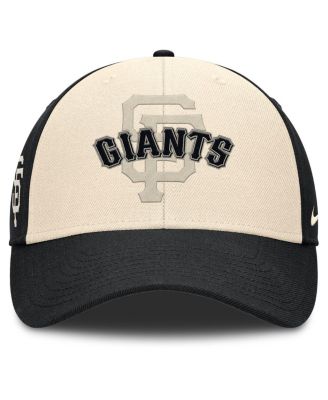 Men's Black/Natural San Francisco Giants Statement Club Performance Adjustable Hat