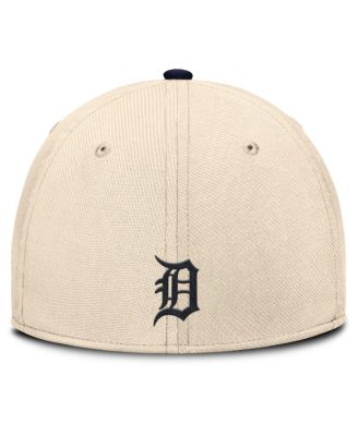 Men's Natural/Navy Detroit Tigers Statement Rise Performance Flex Hat