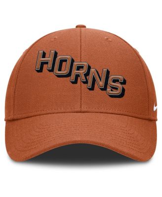 Men's Texas Orange Texas Longhorns Slanted Primetime Rise Performance Adjustable Hat