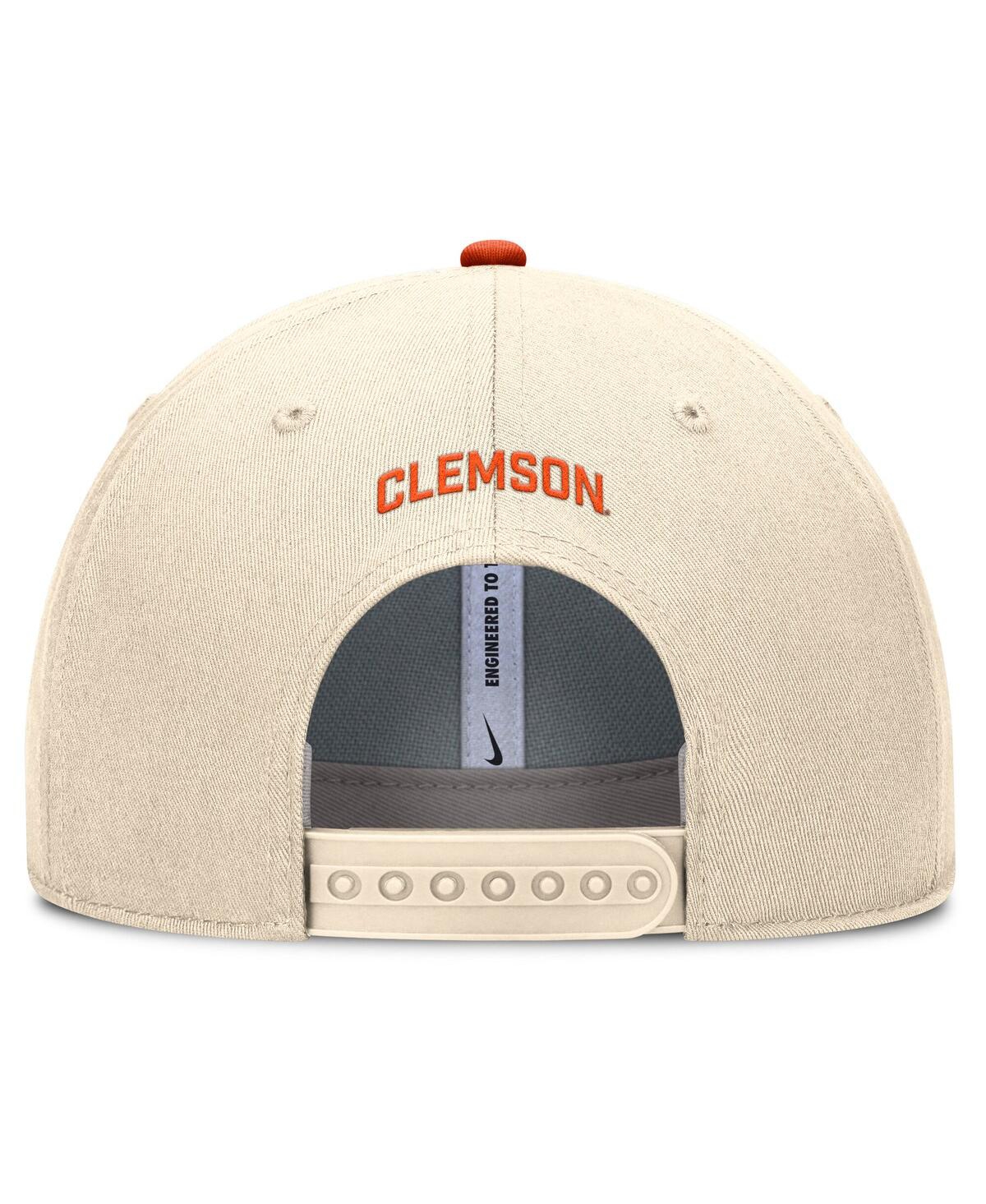 Nike Clemson Primetime Rise  Men's Dri-fit College Trucker Adjustable Hat In Brown