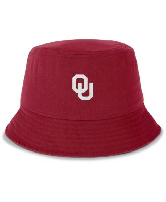 Men's Crimson Oklahoma Sooners Apex Primetime Bucket Hat