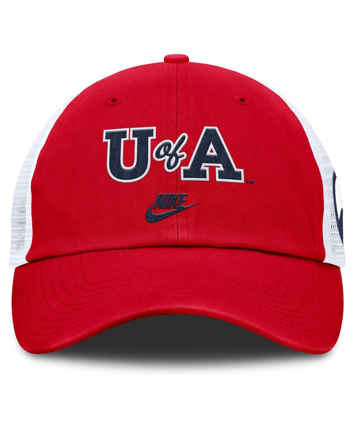 Nike Men's Red Arizona Wildcats Club Legacy Adjustable Trucker Hat In Red