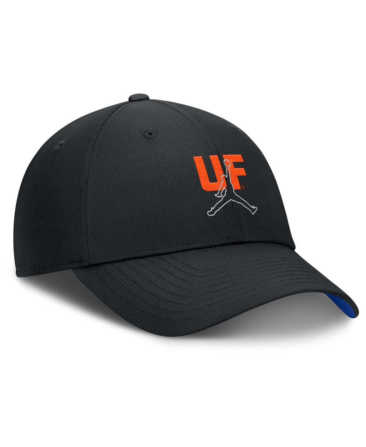 Jordan Men's Black Florida Gators Club Prep Performance Adjustable Hat In Black
