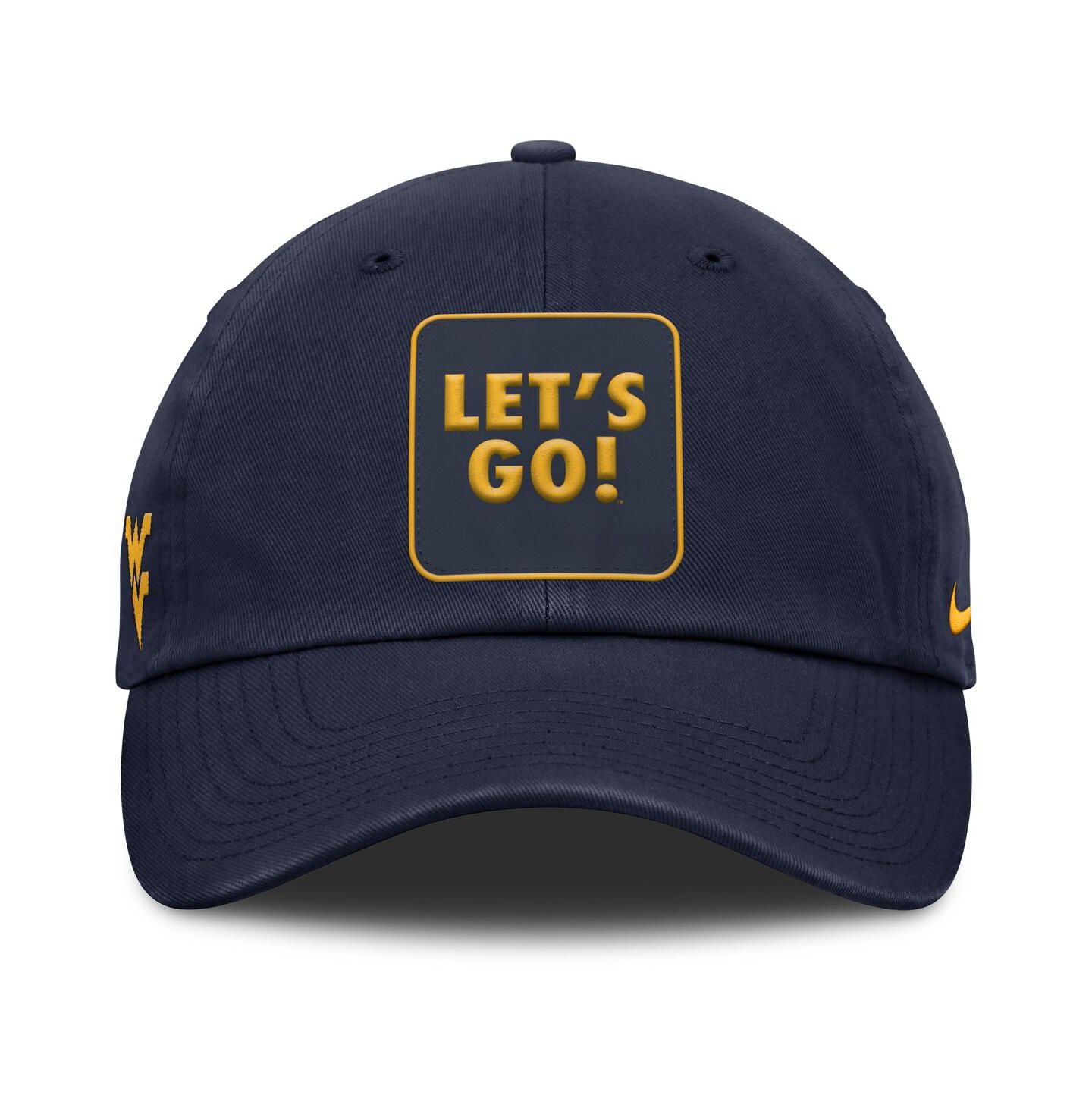 Мужская кепка Nike Navy West Virginia Mountaineers Local Club Adjustable Hat — фото 2