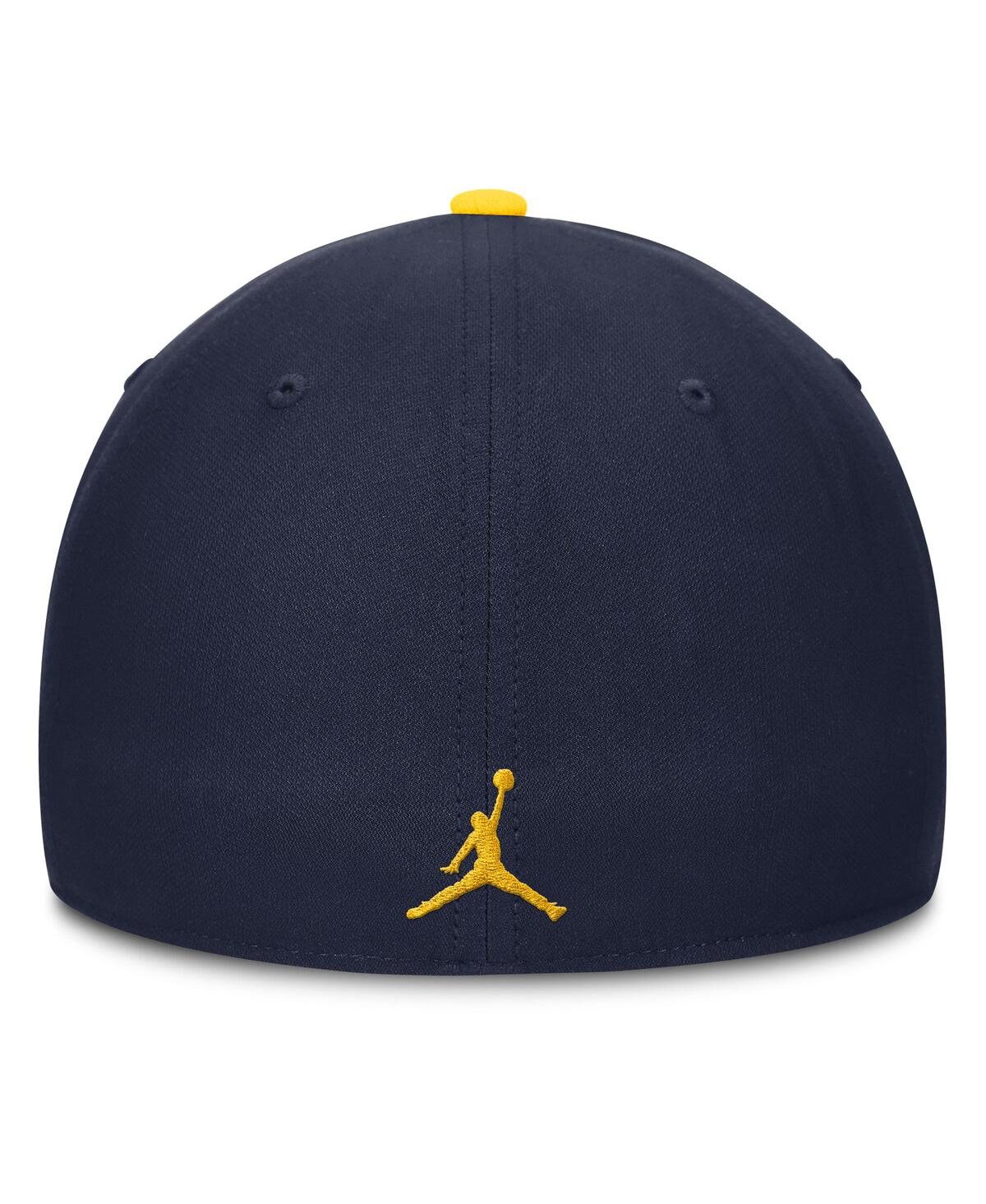 Jordan Men's Maize/navy Michigan Wolverines 2025 Sideline Rise Local Performance Flex Hat