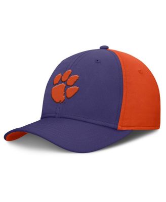Nike - Men's Purple/Orange Clemson Tigers 2025 Sideline Rise Local Performance Flex Hat