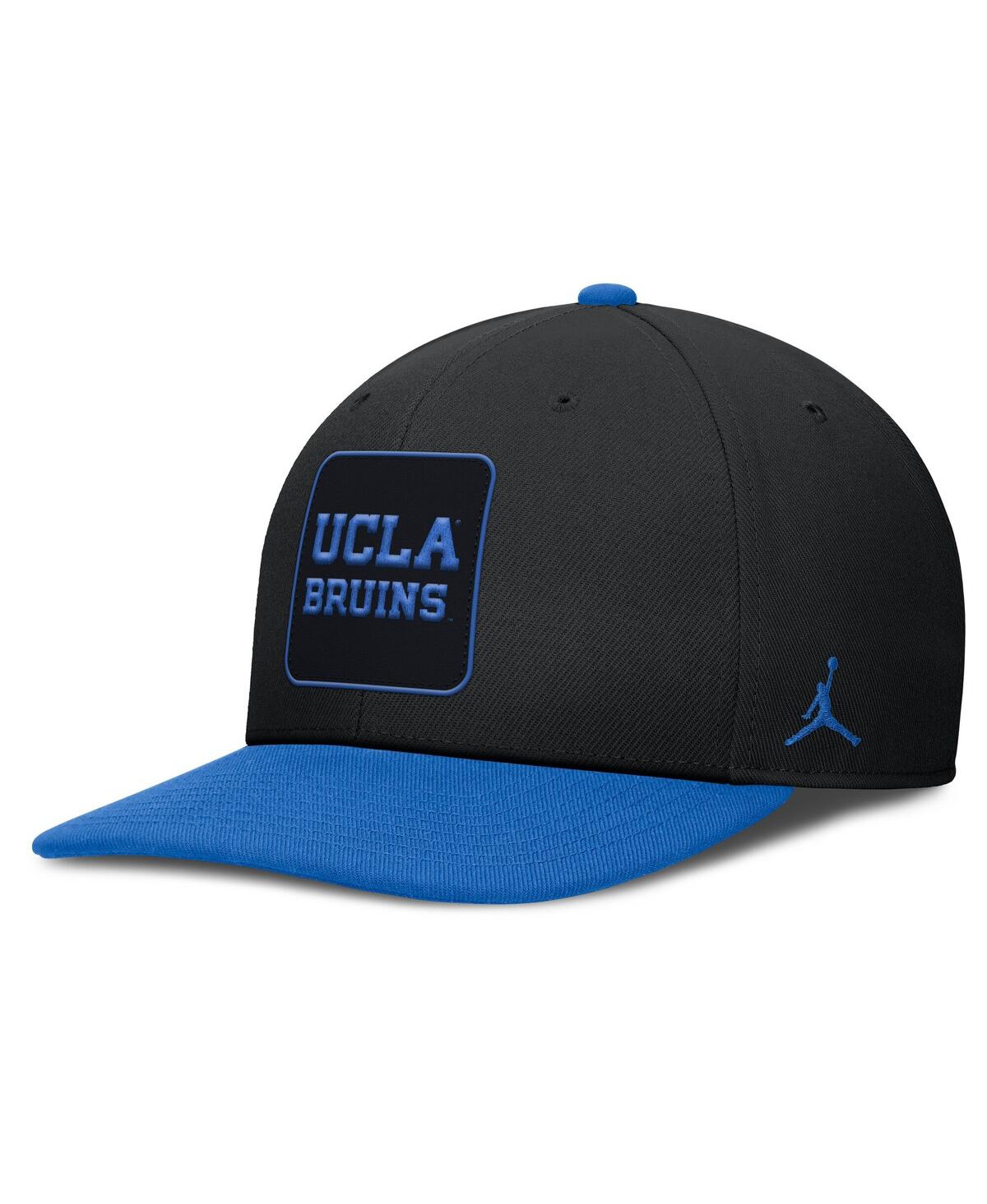 Jordan Men's Black/blue Ucla Bruins 2025 Sideline Campus Pro Local Snapback Hat In Multi