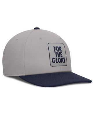 Men's Gray/Navy Penn State Nittany Lions 2025 Sideline Campus Pro Local Snapback Hat