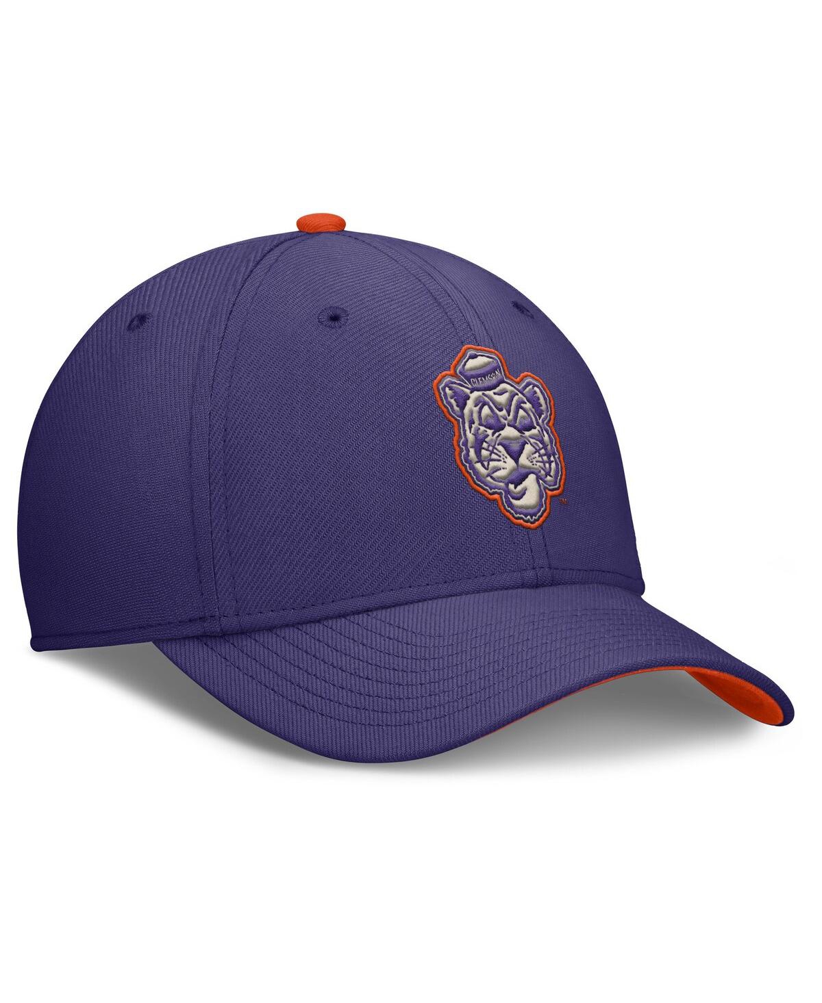 Nike Men's Purple Clemson Tigers Legacy Rise Performance Flex Hat In Purple