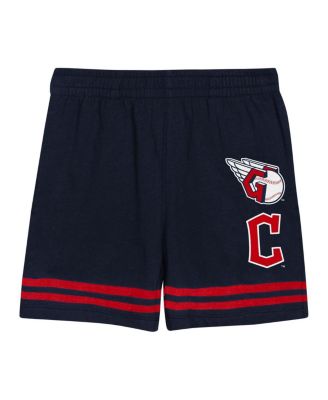 Toddler 2-Piece Navy Cleveland Guardians Bonus Ball T-Shirt and Shorts Set