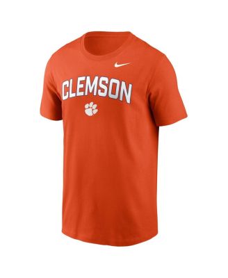 Men's Orange Clemson Tigers Primetime Arch Stack T-Shirt
