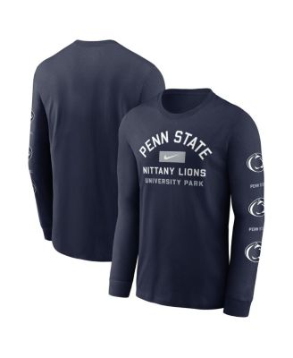 Nike - Men's Navy Penn State Nittany Lions Classic Location Long Sleeve T-Shirt