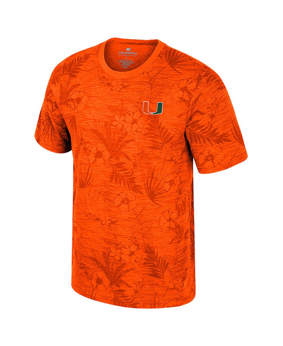 Colosseum Big Boys And Girlsâ Orange Miami Hurricanes Fern T-shirt In Orange
