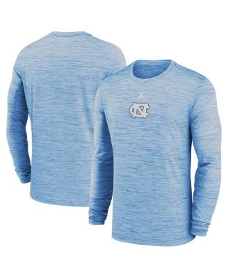 Jordan - Men's Carolina Blue North Carolina Tar Heels 2025 Sideline Velocity Performance Long Sleeve T-Shirt