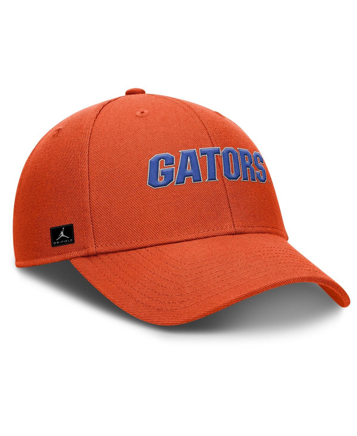 Jordan Men's Orange Florida Gators 2025 On-field Rise Performance Adjustable Hat In Orange