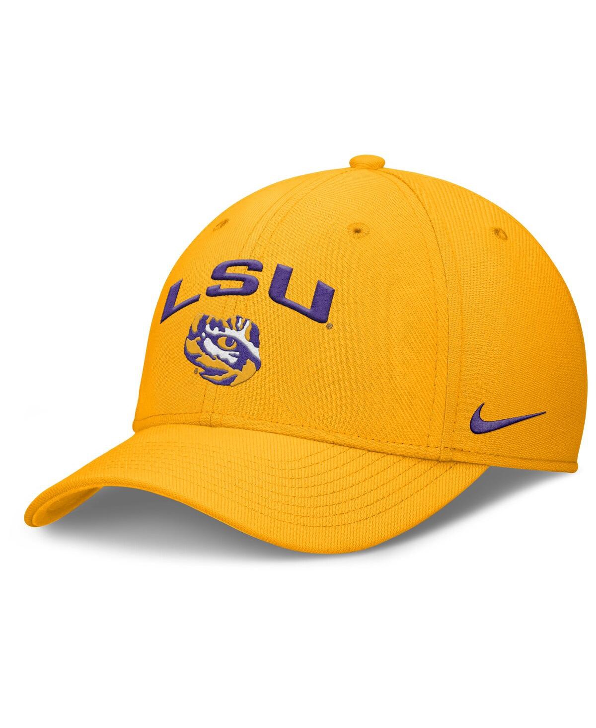 Men's Gold Lsu Tigers 2025 On-Field Rise Performance Flex Hat - Gold