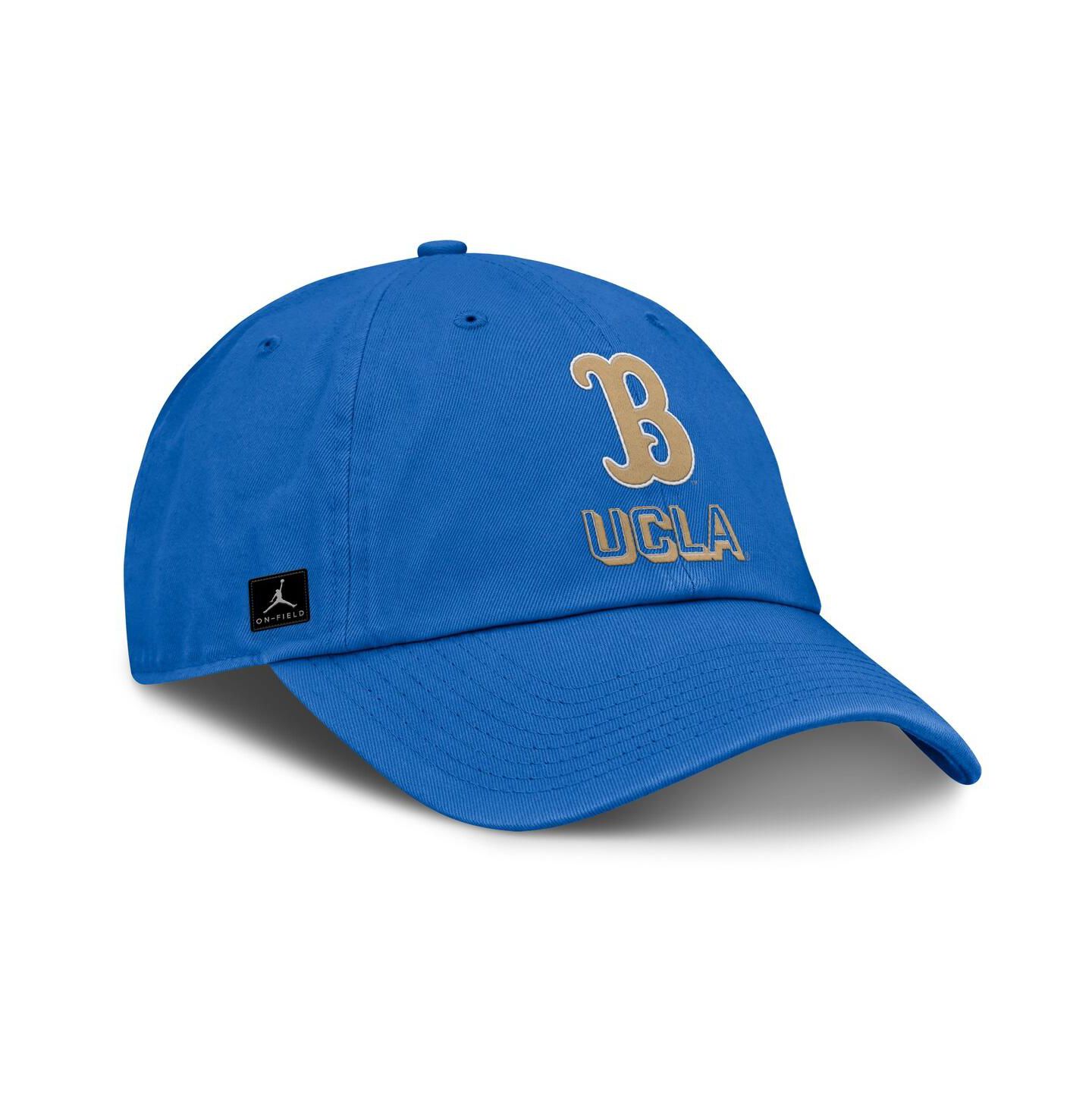 Мужская кепка Jordan Blue Ucla Bruins 2025 On-Field Club Adjustable Hat — фото 3