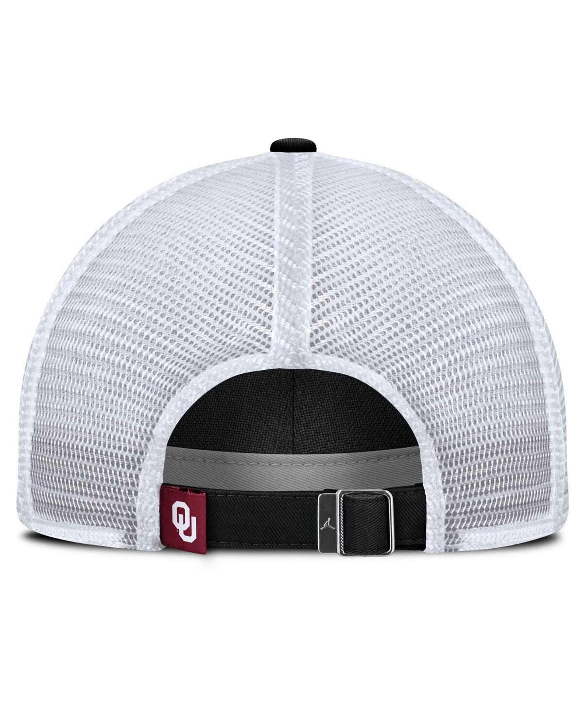 Jordan Men's Black Oklahoma Sooners 2025 Gameday On-field Club Adjustable Trucker Hat In Black
