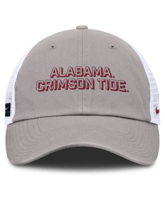 Men's Gray Alabama Crimson Tide 2025 Gameday On-Field Club Adjustable Trucker Hat