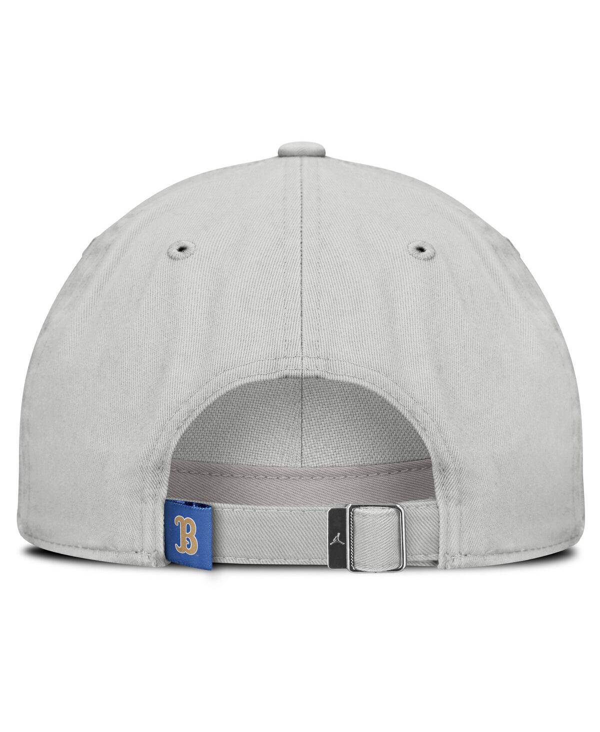 Jordan Men's Gray Ucla Bruins 2025 On-field Gameday Club Adjustable Hat In Gray