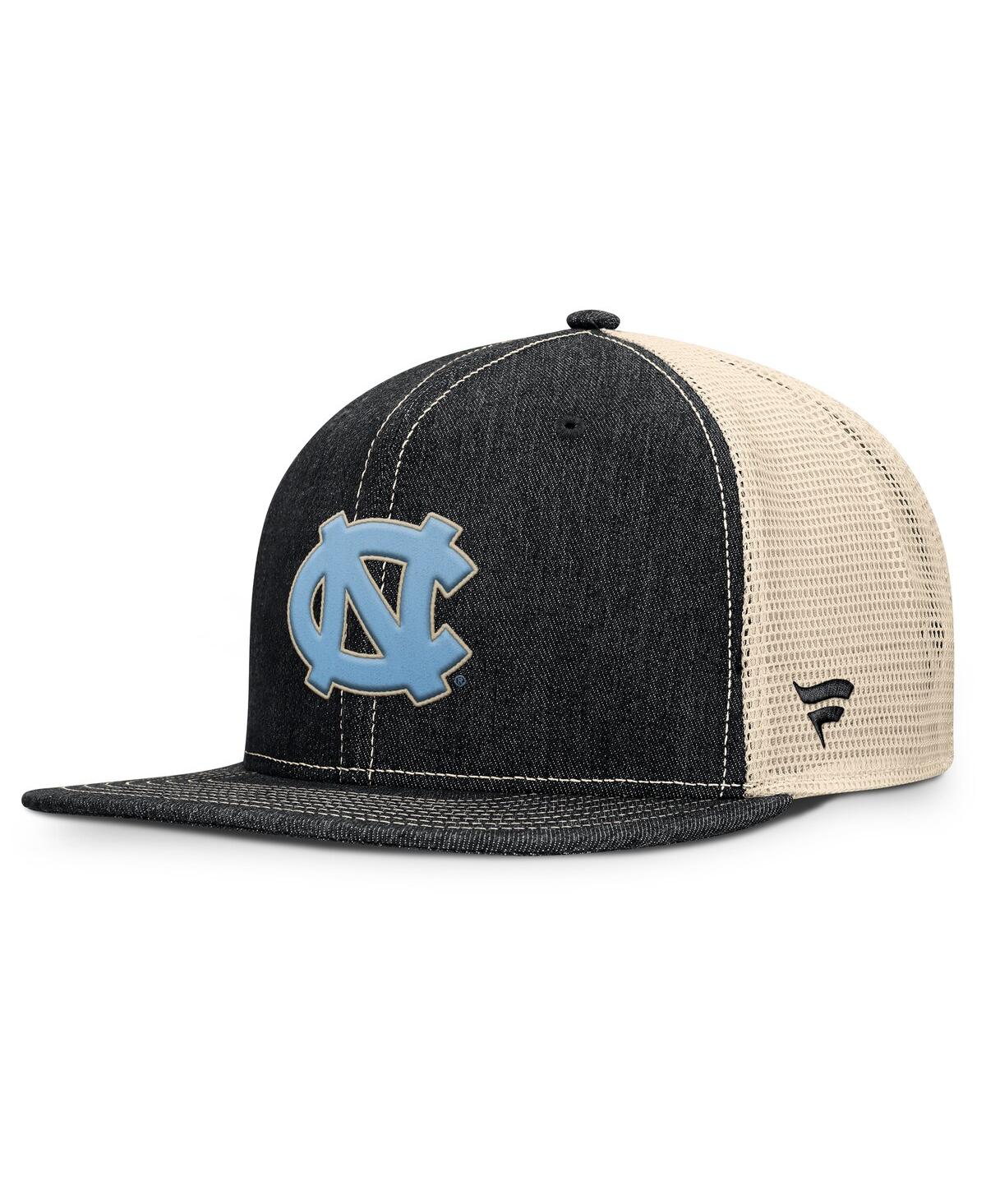 Men's Black/Natural North Carolina Tar Heels Legend Trucker Snapback Hat - Black, Natural