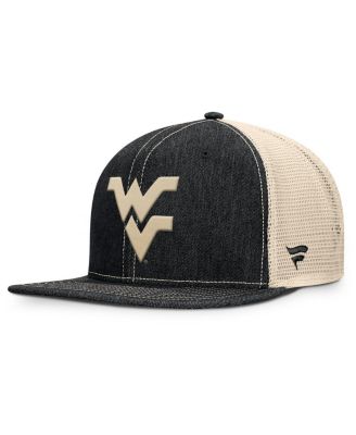 Fanatics - Men's Black/Natural West Virginia Mountaineers Legend Trucker Snapback Hat