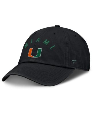 Fanatics - Men's Black Miami Hurricanes Myth Adjustable Hat
