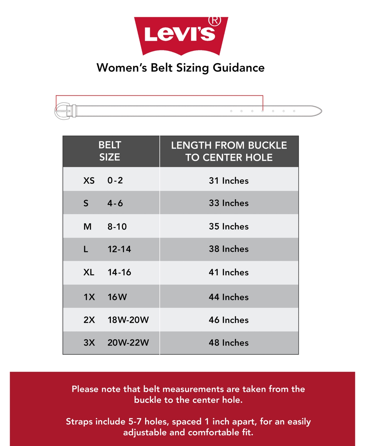 Levi's Western Stitched & Studded Leather Belt