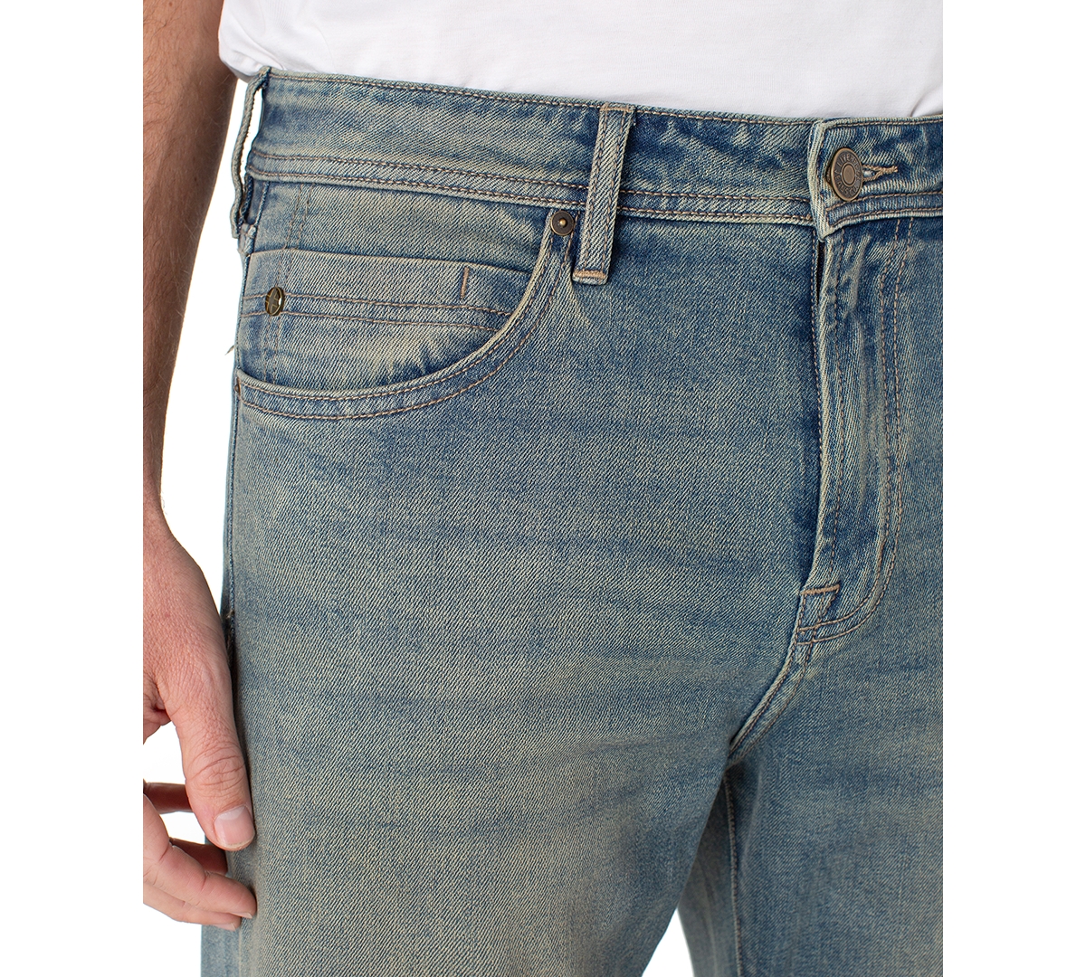 Liverpool Los Angeles Men's Sutton Relaxed Fit Straight Leg Jeans