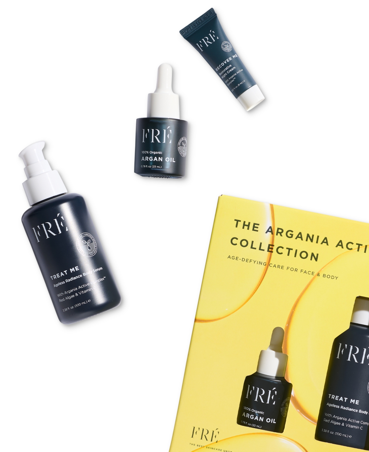 Fre 3-pc. The Argania Active Complex Collection Face & Body Skincare Set In Transparent