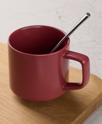 Aaden Matte Berry Mug, Macy's Exclusive