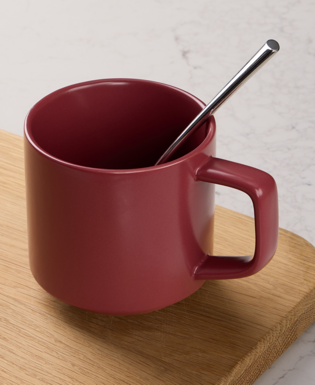 The Cellar Aaden Matte Berry Mug, Macy's Exclusive