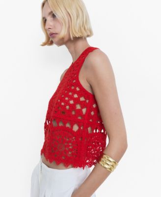 Women's Crochet Knitted Top