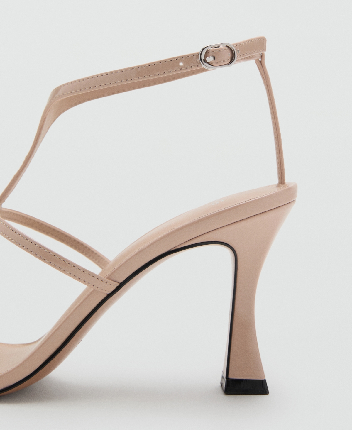 Mango Women's Heel Strips Sandals In Brown