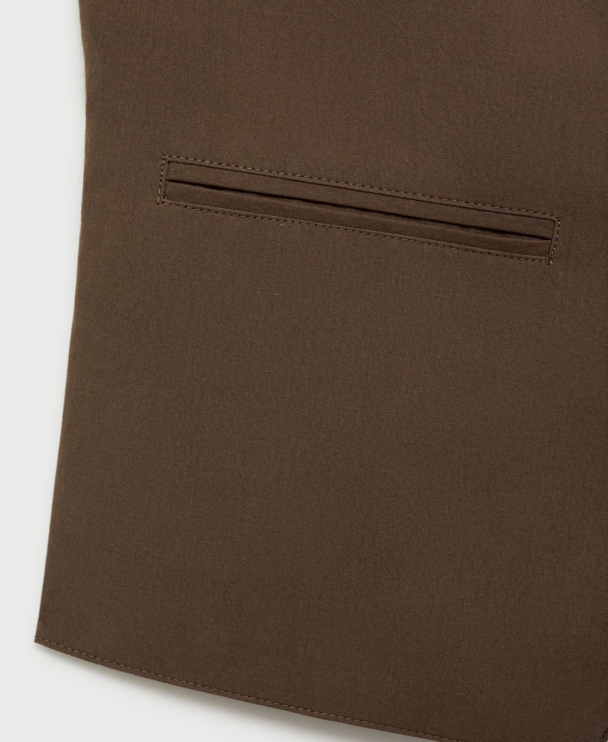 Mango Women's Cotton Suit Vest In Brown