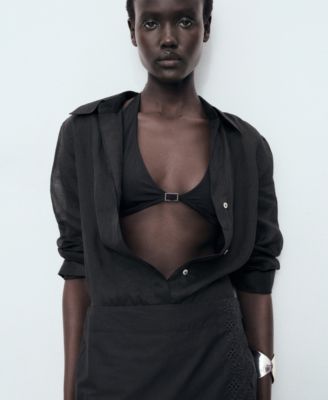 Women's Embroidered Cotton Skirt