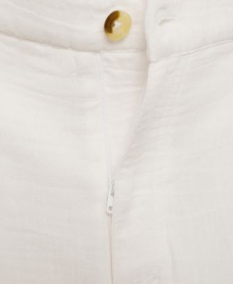 Women's Straight-Fit Cotton Pants