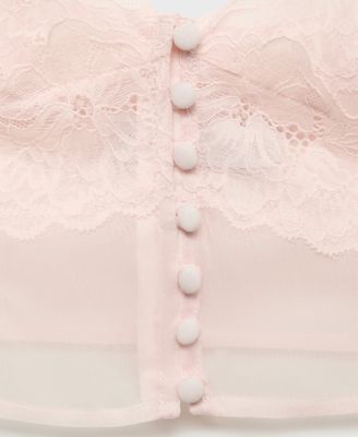 Women's Lace Crop Top