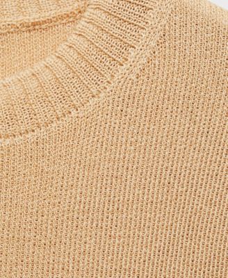 Women's Short-Sleeved Crop Sweater