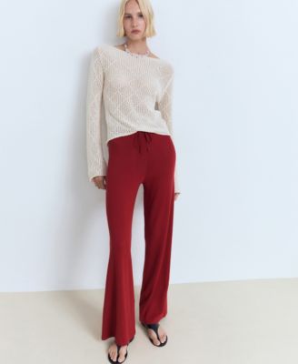 Women's Straight Knitted Pants