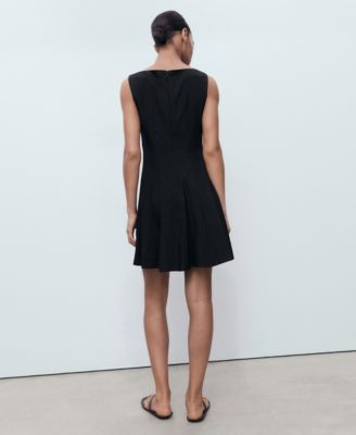 Women's Pleated Short Dress