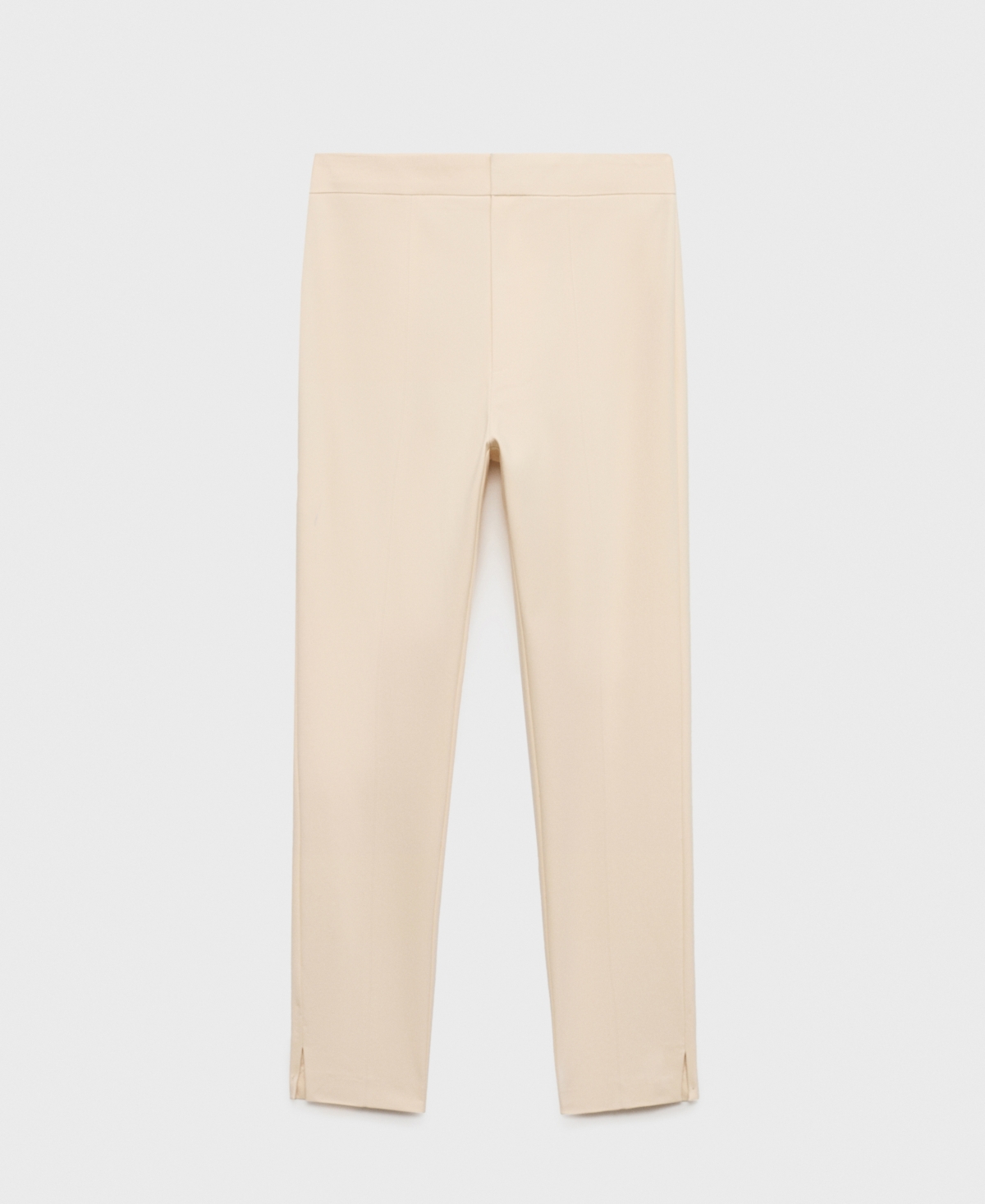 Mango Women's Crop Skinny Pants In Sand