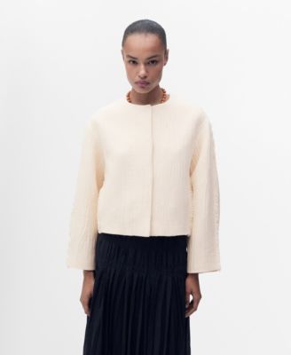 MANGO - Women's Oversized Cotton Jacket