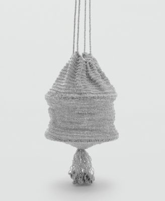 Women's Lurex Sack-Style Bag